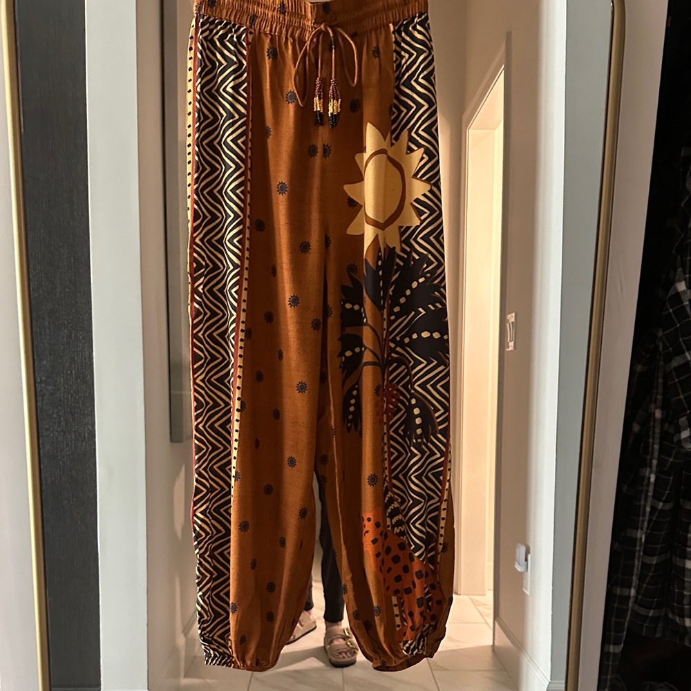 FARM Rio Multicolor Patterned Track Pants - Picture 4 of 5
